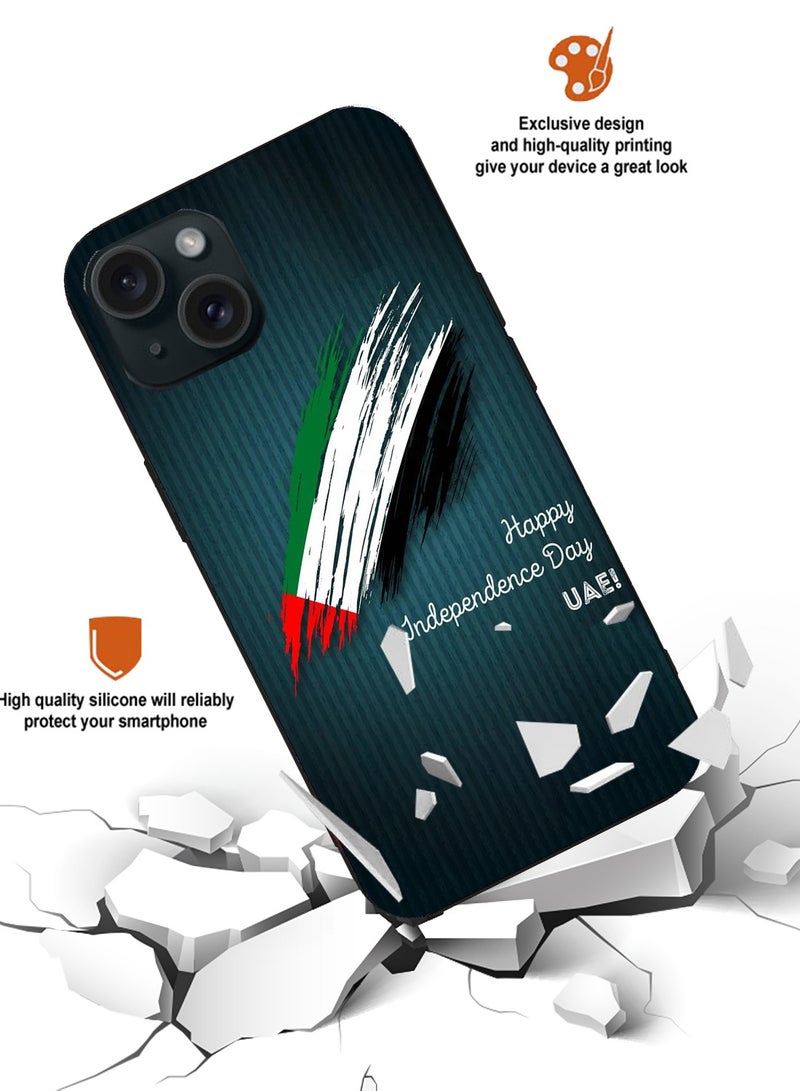 Service Zone Protective Mobile Back Cover Happy UAE National Day For iPhone 15 Plus - Image 3