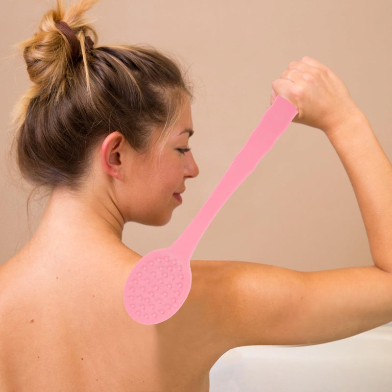 Long Handle Bath Brush Back Scrubber with Soft Bristles for Exfoliating Shower and Bath Use - Image 5