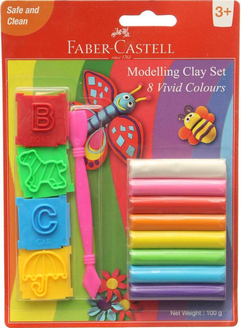 مجموعة من 13 قطعة من الطين التشكيلي بألوان متنوعة