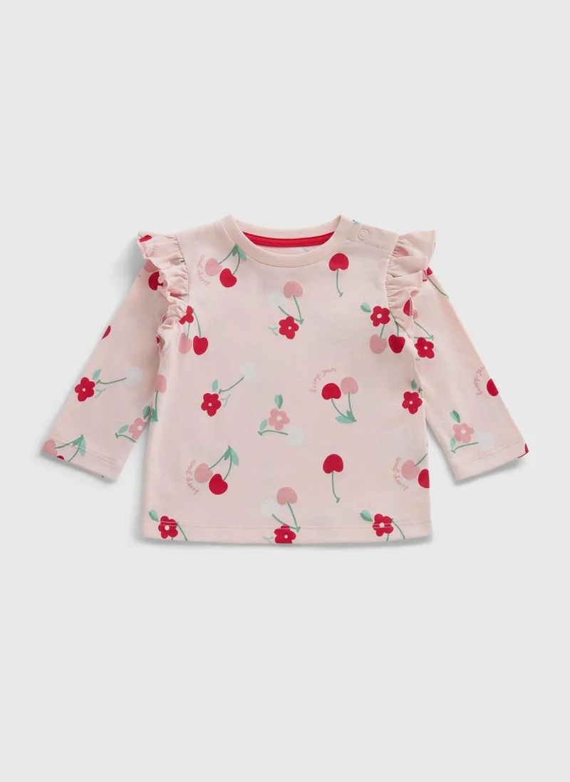 Matalan Baby Pink Cherry Top