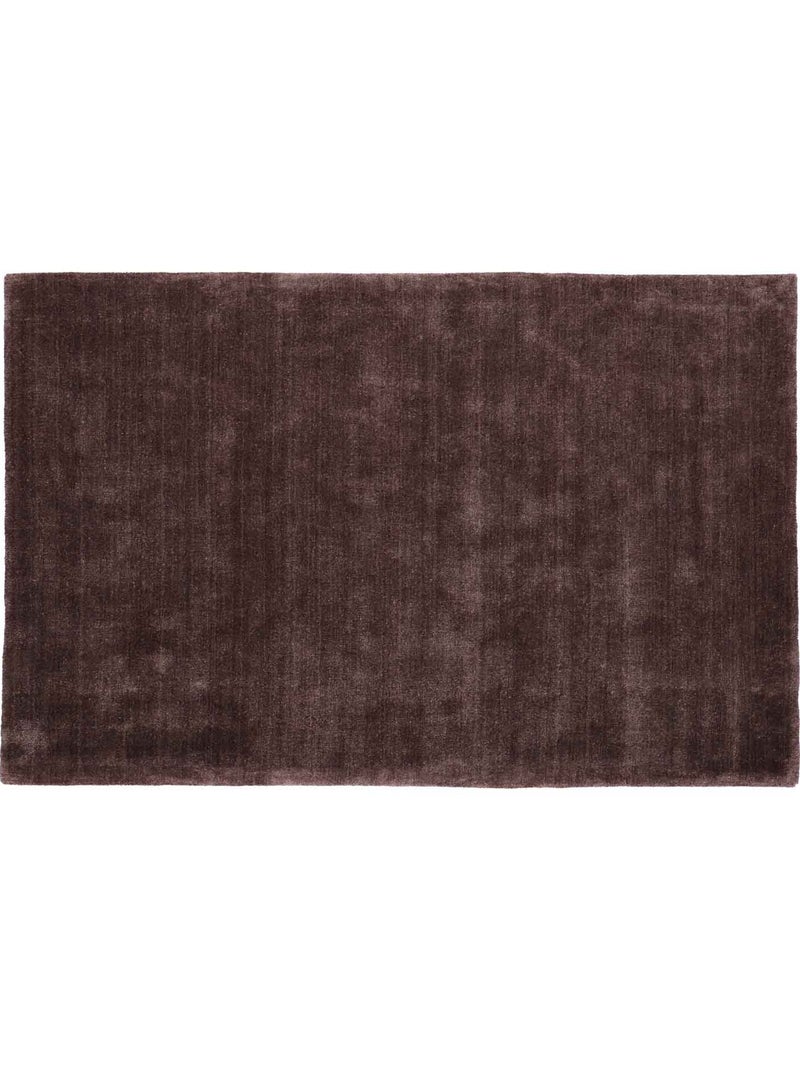 TULIP -100% BAMBOO SILK RUG- 150X230 CM- BROWN - Image 2