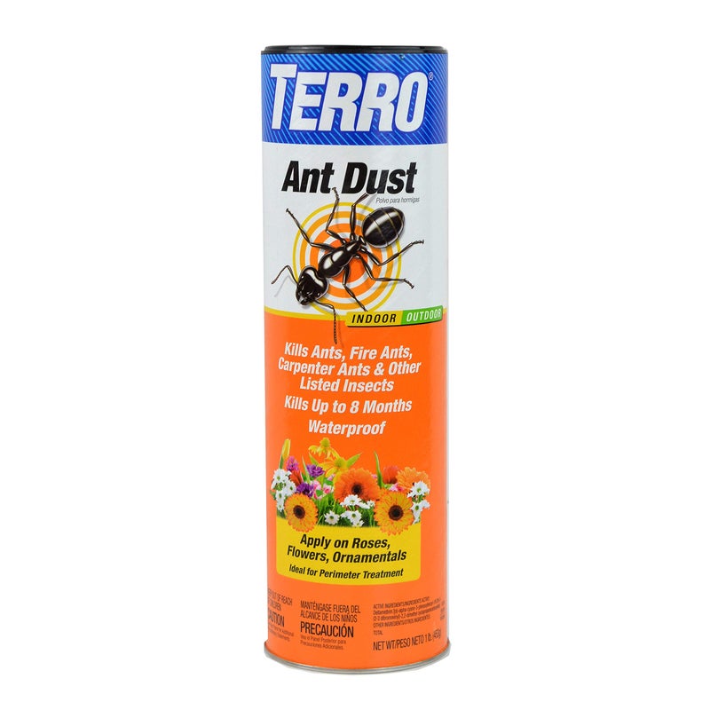 TERRO T600 Ant Dust Powder Killer for Indoors and Outdoors - Kills Ants, Fire Ants, Carpenter Ants, Roaches, Spiders, and Other Insects , 1lb - Image 1