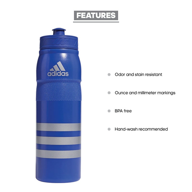 Adidas 750 ML (28 oz) Stadium Refillable Plastic Sport Water Bottle - Image 2