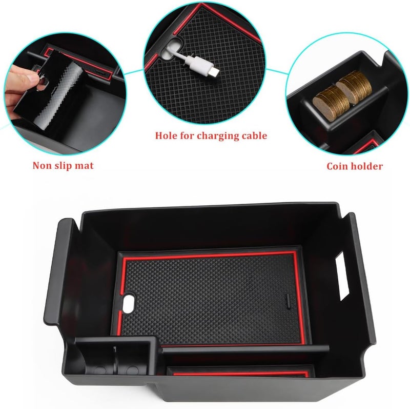 MARCHFA Center Console Organizer Tray for Benz GLE Class - Image 4