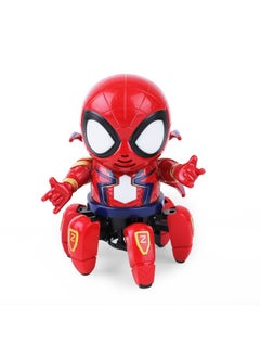 General Singing and dancing robot toy light music electric six-claw Spiderman robot  - Image 1