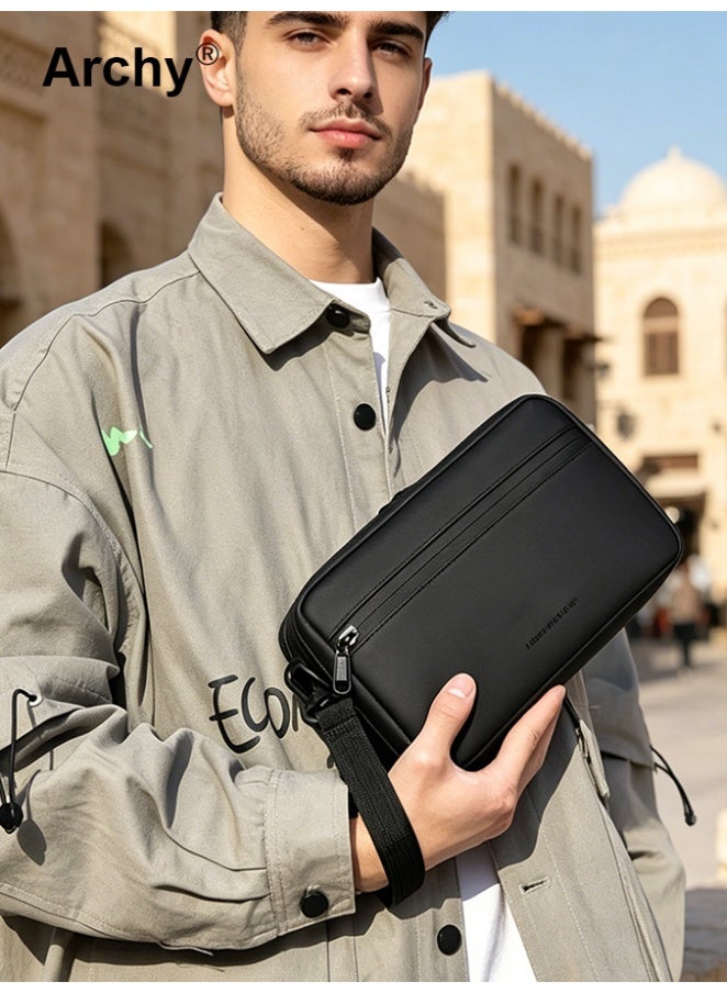 Archy Men's Stylish Outdoor Sling Bag - Large Capacity, Durable & Water-Resistant | Multi-Pocket Design, Perfect for Hiking & Daily Use | Adjustable Strap, Sleek Casual Style - Image 1