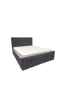 R2R FURNITURE PIANO DESIGN QUEEN SIZE BED (160x200) WITHOUT MATTRESS