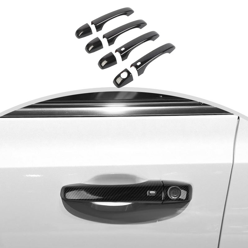 CheroCar Door Handle Cover Trim Exterior Accessories for Chrysler 300300C 20112024Carbon Fiber