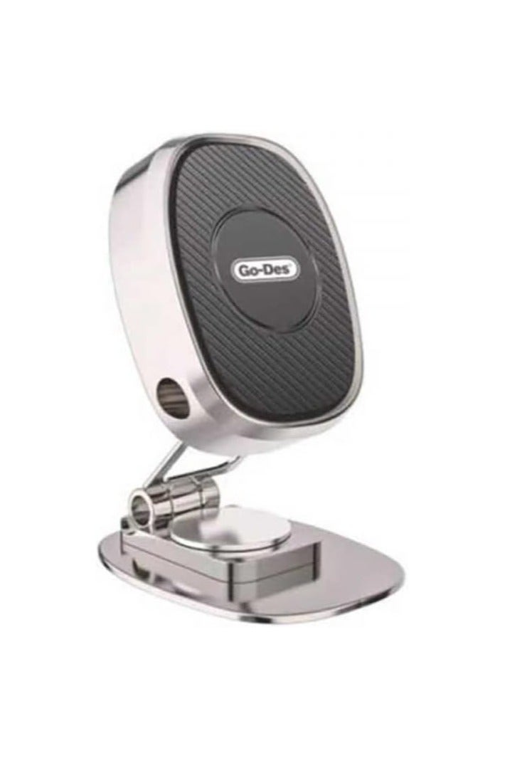 GO-DES Folding Magnetic Car Phone Holder, 360° Rotating Highly Adjustable Mobile Phone Holder. - Image 1