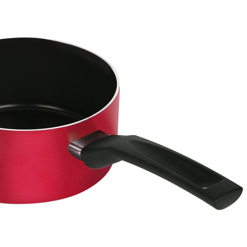 Meyer Safecook Aluminium Non Stick Milkpan 14cm, Red - Image 5