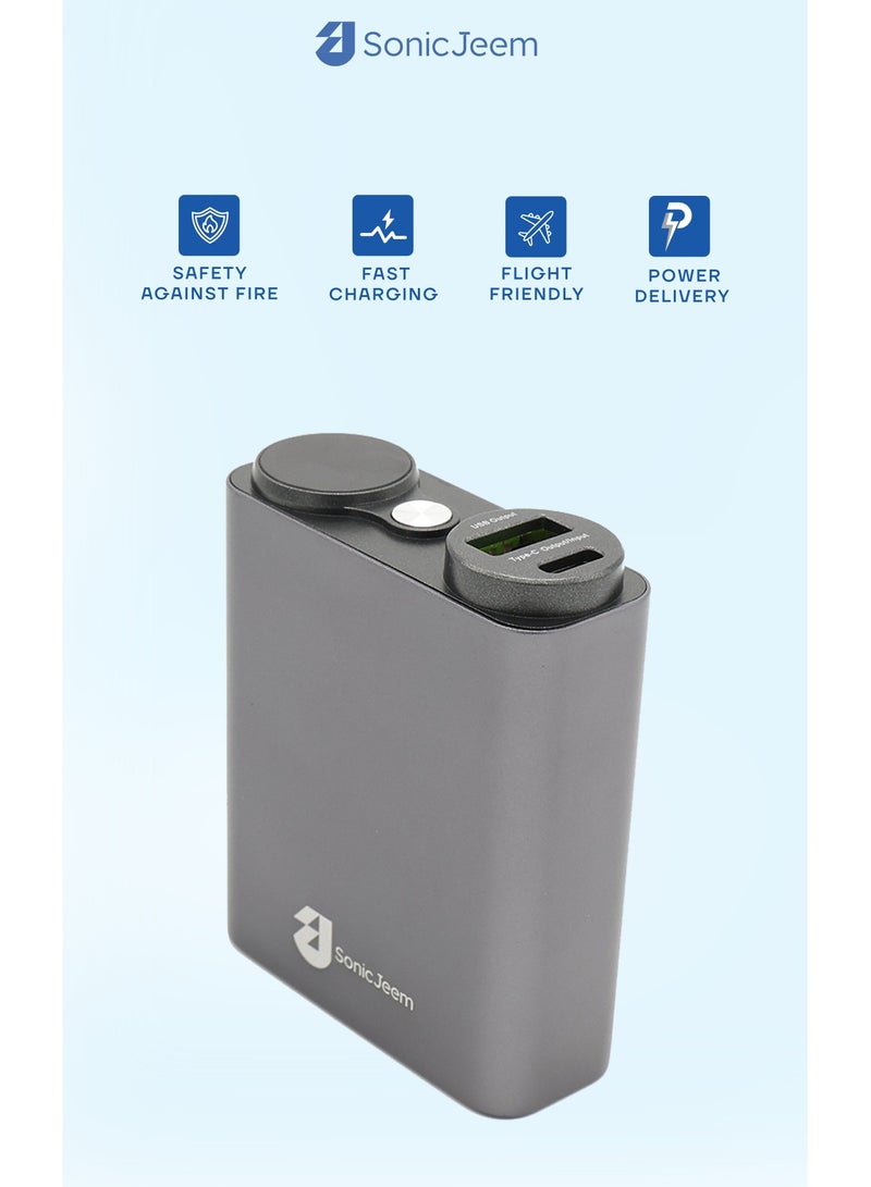 Sonic Jeem Power Bank (Rahaal) A symbol of power and durability PD with a power of 20W (SJ502A) - Image 4
