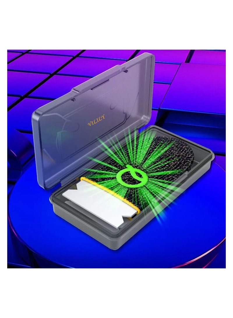 فليلي 2 قطعة كم إصبع للألعاب المحمولة أصفر / أسود - Image 1