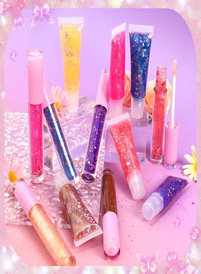JUYRLE Lip Gloss Making Kit- DIY Fun Lip Gloss Kit, Make Your Own Lipgloss with Moisturizing Lip Gloss Base, Pigments, Tubes, DIY Lipstick Set, Lip Gloss Set for Teens, Christmas Gift for Girls Women - Image 5