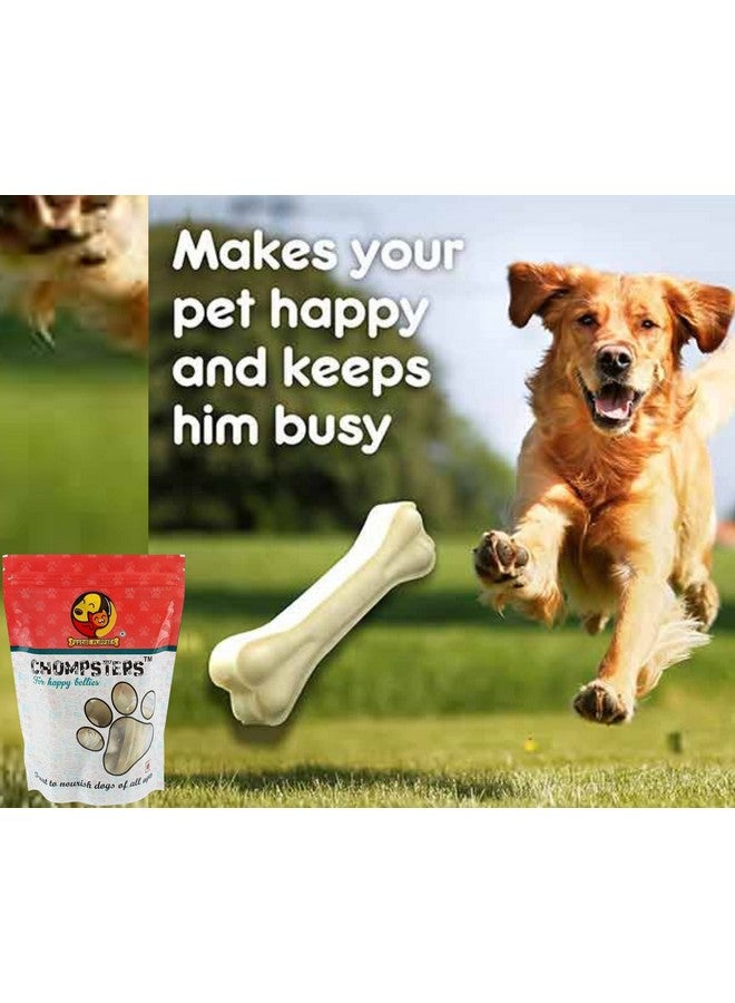 مكافأة الكالسيوم من العظام المضغوطة من Chompsters Rawhide للكلاب - 6 بوصات، 10 كجم | عظام طبيعية 100% | العناية بالأسنان | مناسبة للجراء والكلاب الصغيرة والمتوسطة الحجم - Image 5