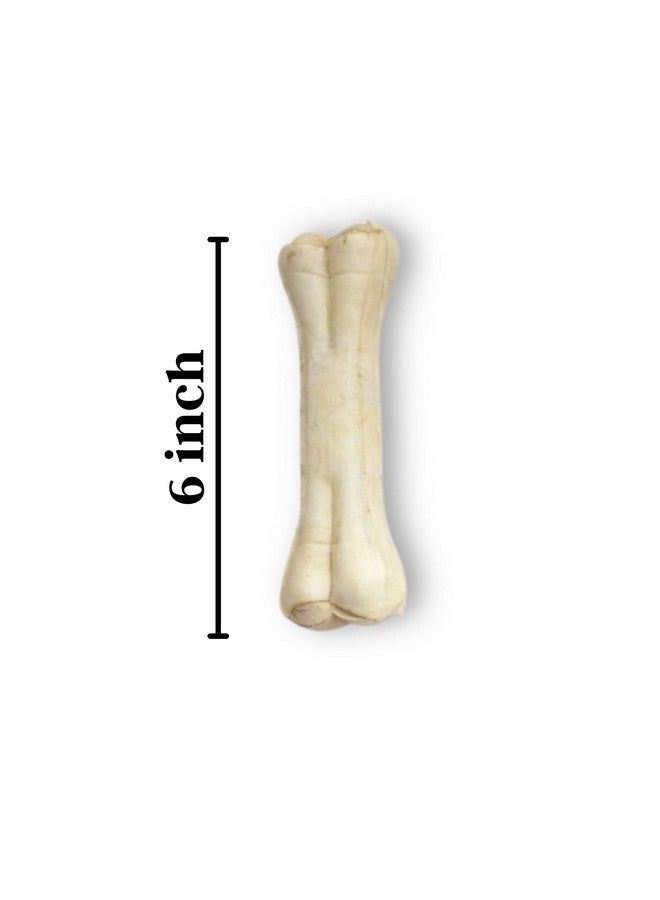 مكافأة الكالسيوم من العظام المضغوطة من Chompsters Rawhide للكلاب - 6 بوصات، 10 كجم | عظام طبيعية 100% | العناية بالأسنان | مناسبة للجراء والكلاب الصغيرة والمتوسطة الحجم - Image 3