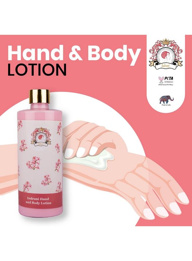 Indrani Cosmetics Indrani Hand And Body Lotion For Women Gives Full Day Moisturization 500 Ml - Image 3