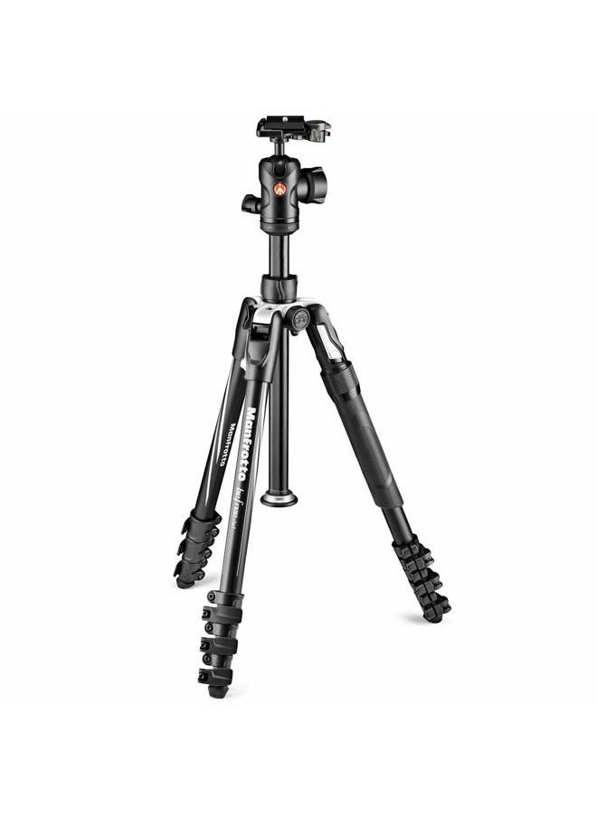 Manfrotto MKBFRLA4B-BHM Befree Advanced 2N1 Travel Tripod with Monopod, Lever Lock, Tripod Bag, Plate and Ball Head Included for Canon, Nikon, Sony, DSLR, CSC, Mirrorless, Up to 9kg, Aluminium  - Image 1