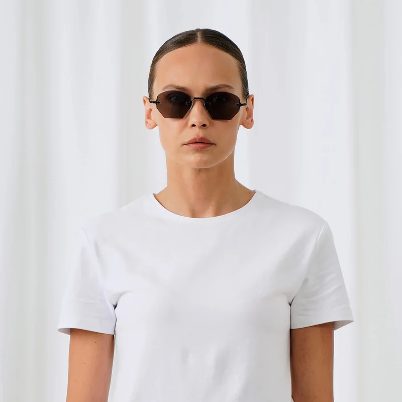 Explicit Poets Explicit Poets Unisex Naya Matt Black-Gray Stylish Sunglasses, A22EP1
