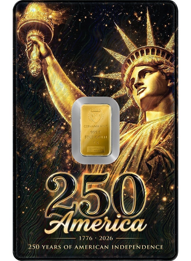 Germania Mint 1g Germania Mint 250 American Independence - Image 1