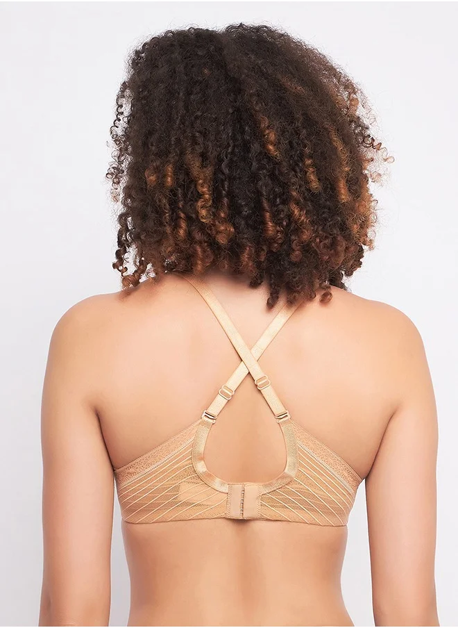 Clovia Clovia Pack of 2 Level 3 Push-Up Padded Underwired Demi Cup T-shirt Bra
