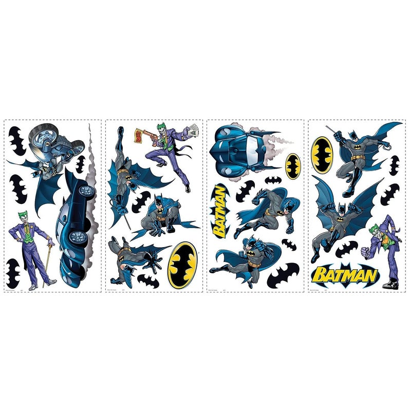 RoomMates RMK1148SCS Batman Gotham Guardian Peel and Stick Wall Decals