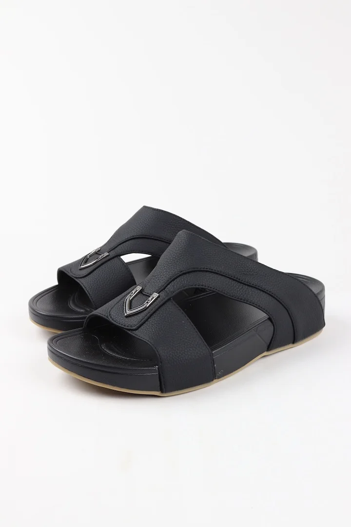 Viny Traditional Arabic Sandals for Men – Comfortable Slip-On Design – Everyday Wear – Black, White, Coffee