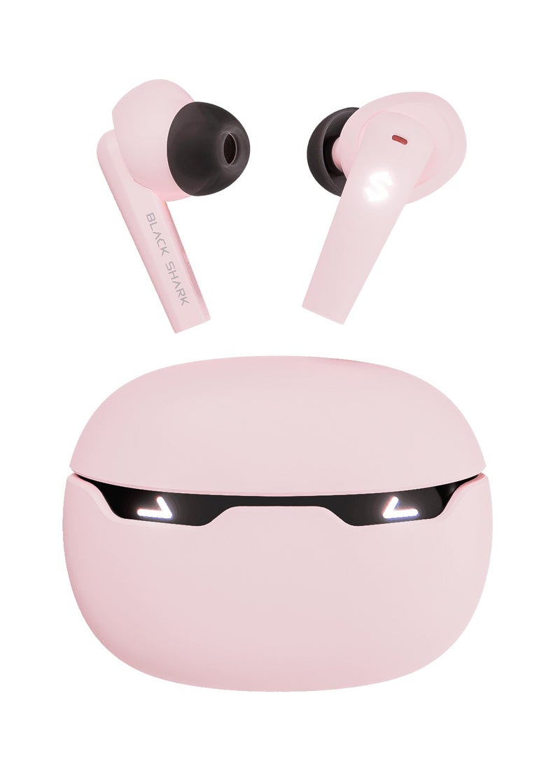 بلاك شارك أسود القرش T10 سماعة بلوتوث لاسلكية لعبة مزدوجة الوضع سماعة للماء الرياضة سماعة الوردي - Image 1