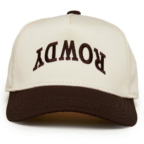 Funky Junque Kids Trucker Hat Baseball Cap - Two Tone Vintage Baby Baseball Cap, Infant Baseball Hat, Toddler Snapback Hat - Rowdy Upside Down - Brown/Beige (X-Small - 0-12 Months) - Image 1
