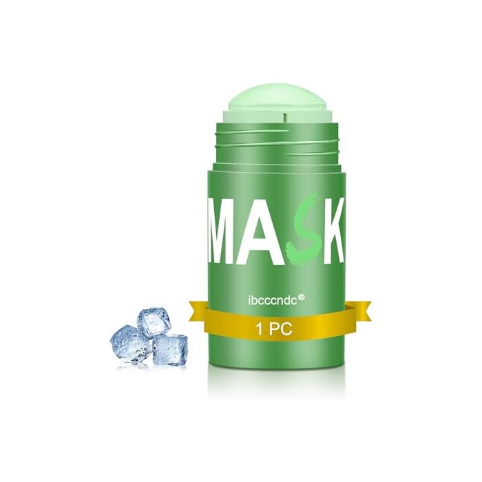 Green Tea Face Mask Stick for Face, Blackhead Remover with Green Tea Extract, Poreless Deep Cleanse Mask Stick For Purifying, Moisturizing, Oil Control Reduce For Women and Men,All Skin Types,1 Piece