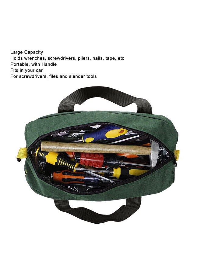 Cryfokt Large Capacity Tool Bag, Multifunction Waterproof Hand Tool Storage Carry Bags Portable Tool Tote Bag Metal Toolkit for Storage Wrench, Screwdrivers (20 Inch)  - Image 2