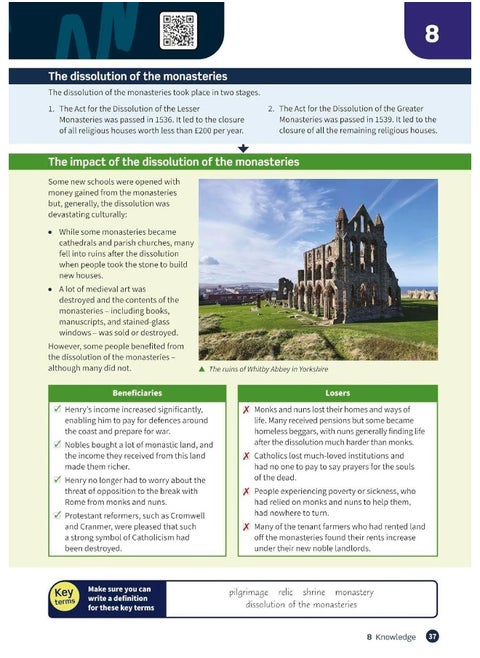 Oxford Revise: Edexcel GCSE History: Henry VIII and his ministers, 1509-40 Complete Revision and Practice