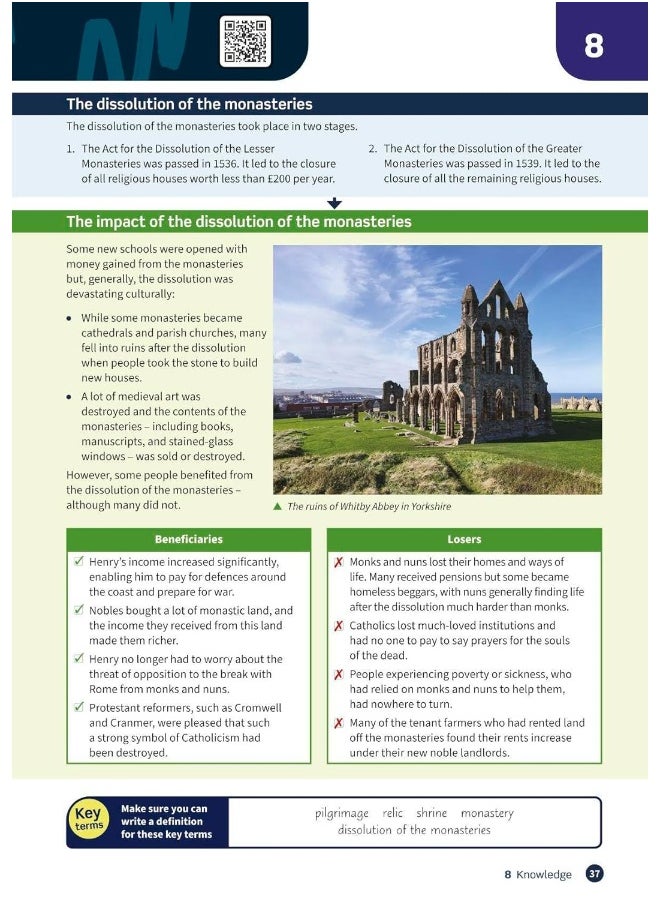 null - Oxford Revise: Edexcel GCSE History: Henry VIII and his ministers, 1509-40 Complete Revision and Practice - Image 1