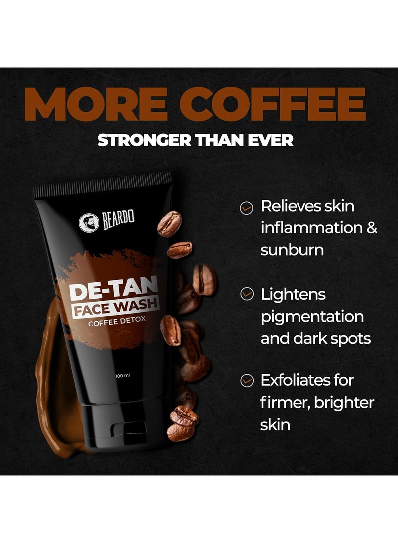 BEARDO DeTan Coffee Face Wash 50 dia 100ml - Image 3