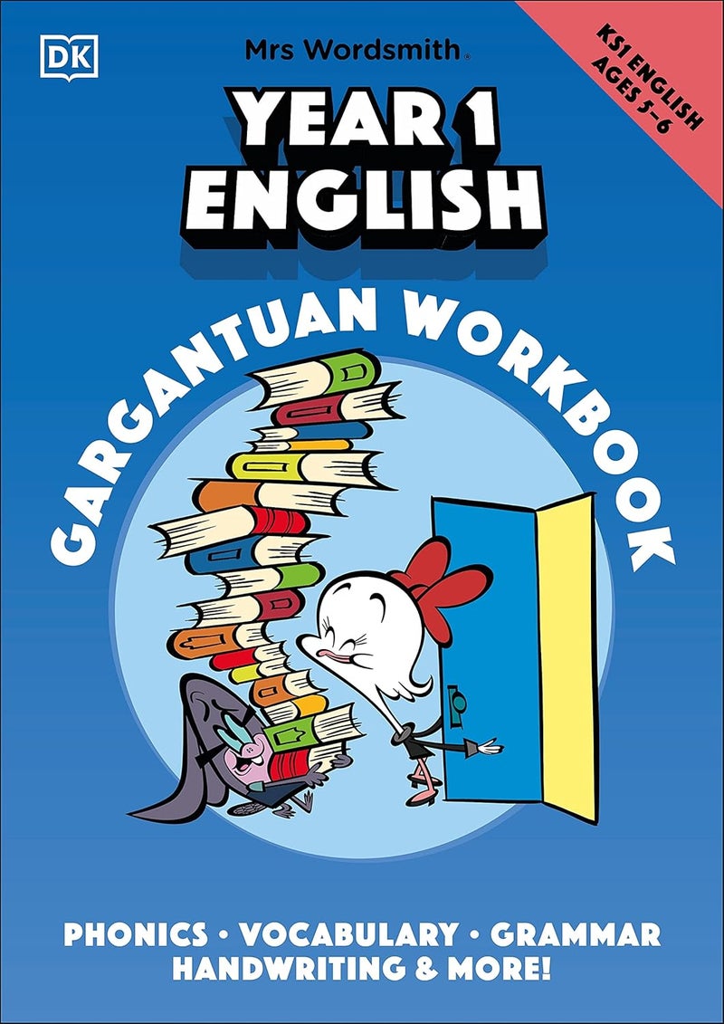 Mrs Wordsmith Year 1 English Gargantuan Workbook, Ages 5-6 (Key Stage 1): Phonics, Vocabulary, Handwriting, Grammar, And More! - Image 1