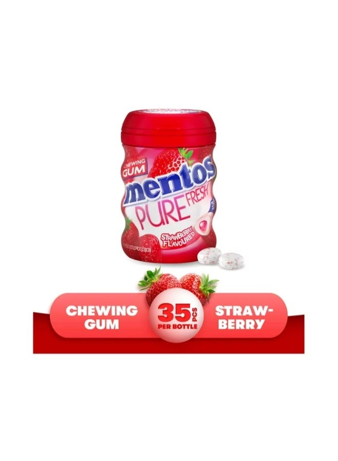 Mentos Strawberry Purefresh Chewing Gum - Image 2