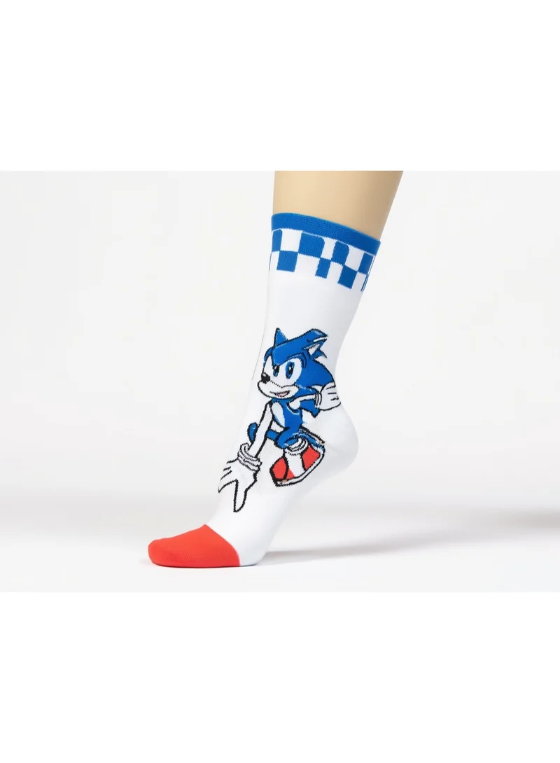 سونيك 3 أزواج | جوارب قصيرة سونيك | 78% قطن | 18% بوليستر | 4% إيلاستين