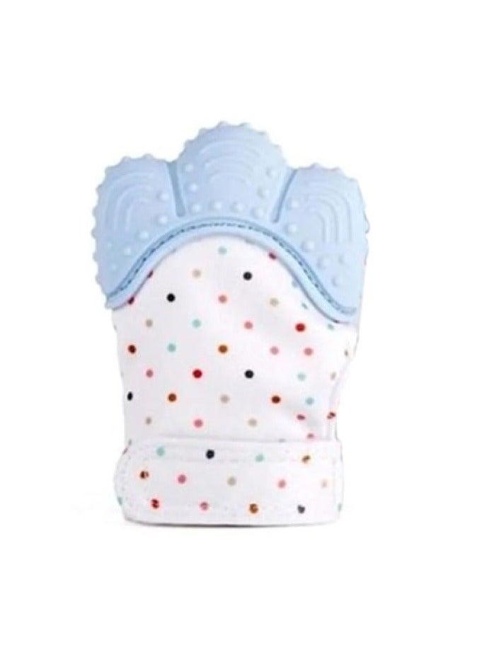 Kids Teething Mitten, Baby Teething Gloves, Self Soothing Teether Pain Relief, Baby Silicone Teething Toy Gloves, Teething Ring Toy  - Image 1