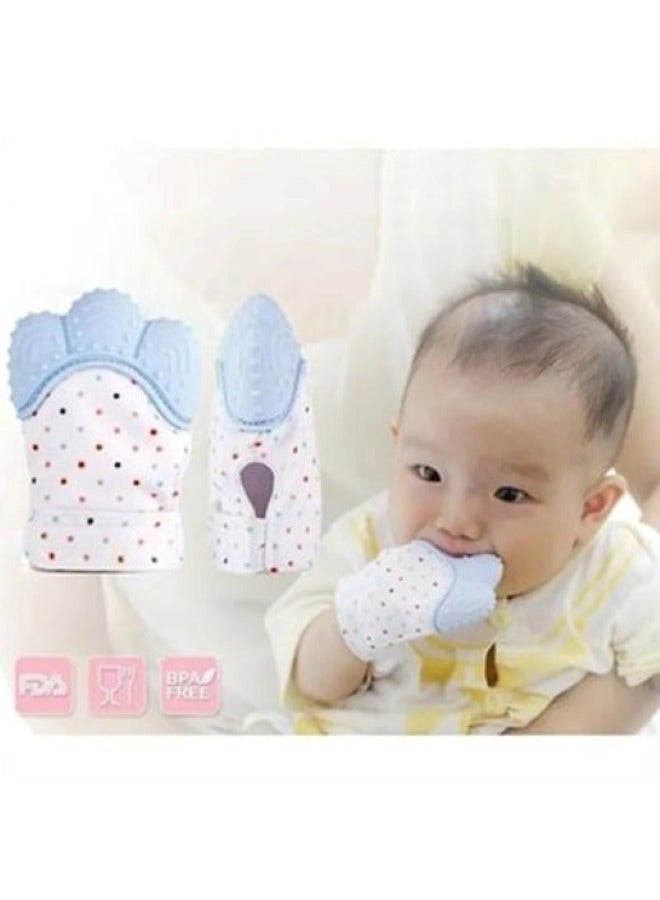 Kids Teething Mitten, Baby Teething Gloves, Self Soothing Teether Pain Relief, Baby Silicone Teething Toy Gloves, Teething Ring Toy  - Image 3