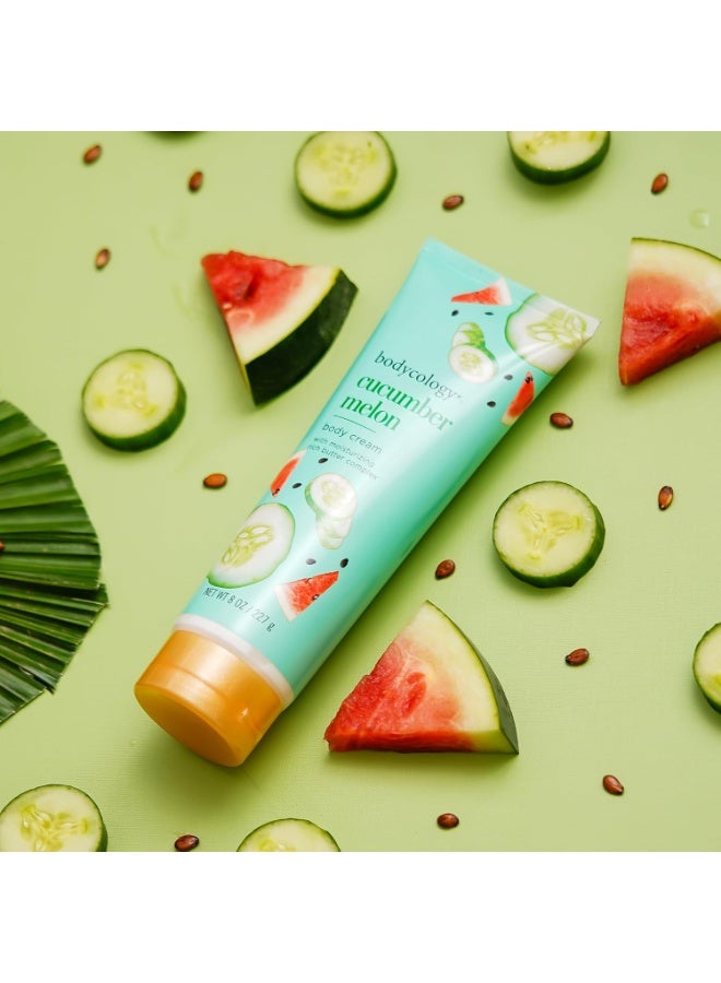 Bodycology Body Cream - Cucumber Melon by Bodycology for Women - 8 oz Body Cream - Image 3