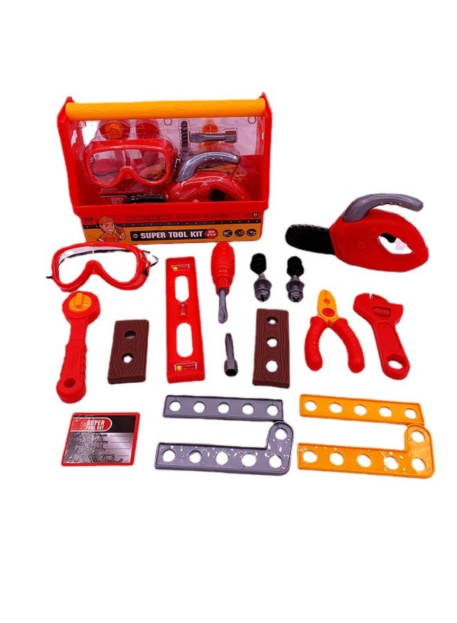 Manufacturers Supply Children's Simulation Play House Educational Toys Tool Set-Color:6654 - Image 2