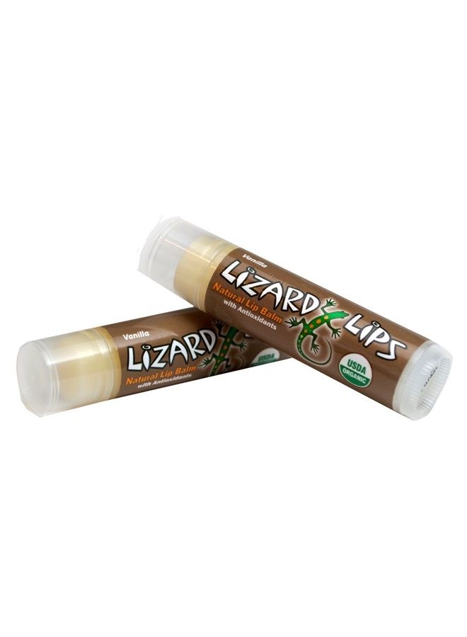 Lizard Lips USDA Certified Organic - Vanilla 4 Pack - Image 2