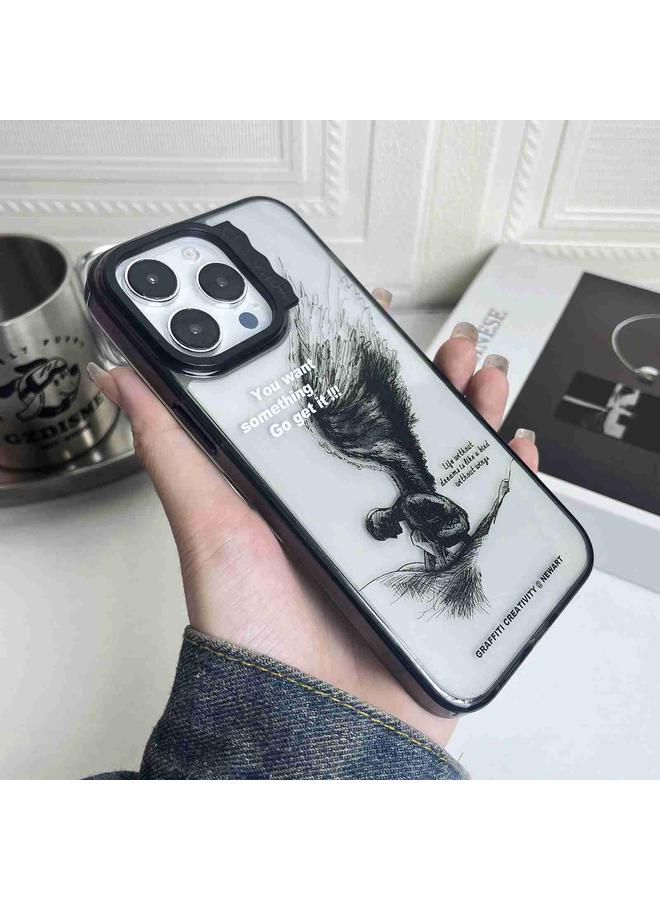 Zaboon Case For iPhone 13 Pro Max Colorful Wave Circle Creative Pattern Phone Case - Image 3