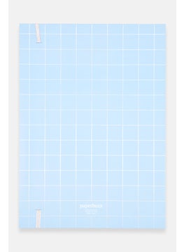 Paperbuzz Allover Print Pad Folio Clipboard With Ruled Notepad, Light Blue  - Image 3