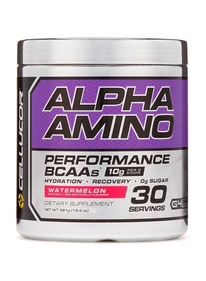 سيلوكور مكمل غذائي ألفا أمينو من أحماض أمينية متفرعة السلسلة مرتبطة بالأداء بنكهة البطيخ، 30 حصة - Image 1