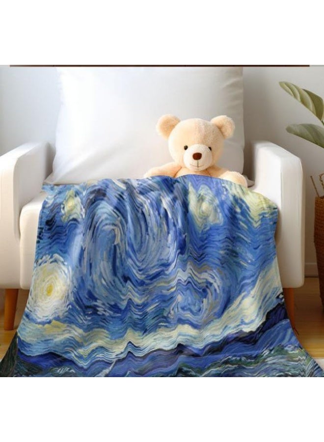 عام بطانية رقيقة من الفانيلا الكرتونية للأطفال أو الطلاب (دافئة ومريحة ومناسبة للنوم والألعاب) 100 سم * 150 سم - 1199 - Image 5