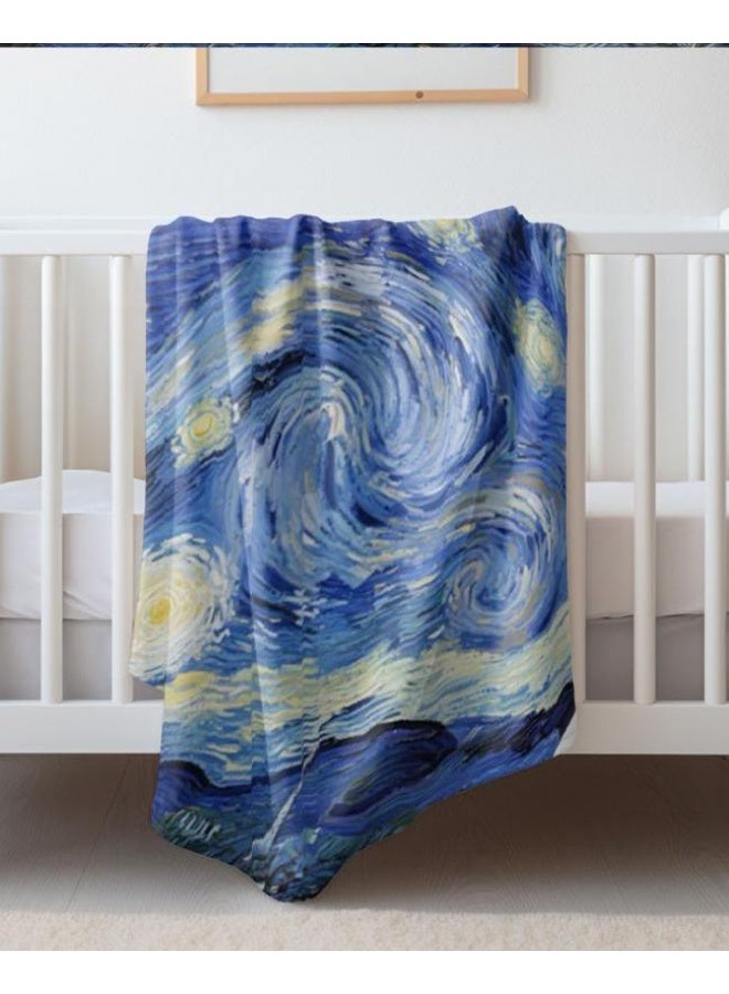 عام بطانية رقيقة من الفانيلا الكرتونية للأطفال أو الطلاب (دافئة ومريحة ومناسبة للنوم والألعاب) 100 سم * 150 سم - 1199 - Image 1