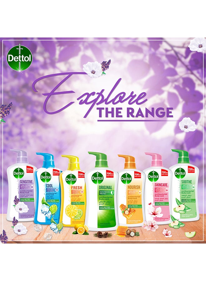 Dettol Sensitive Anti-Bacterial Body Wash 700ml - Image 3