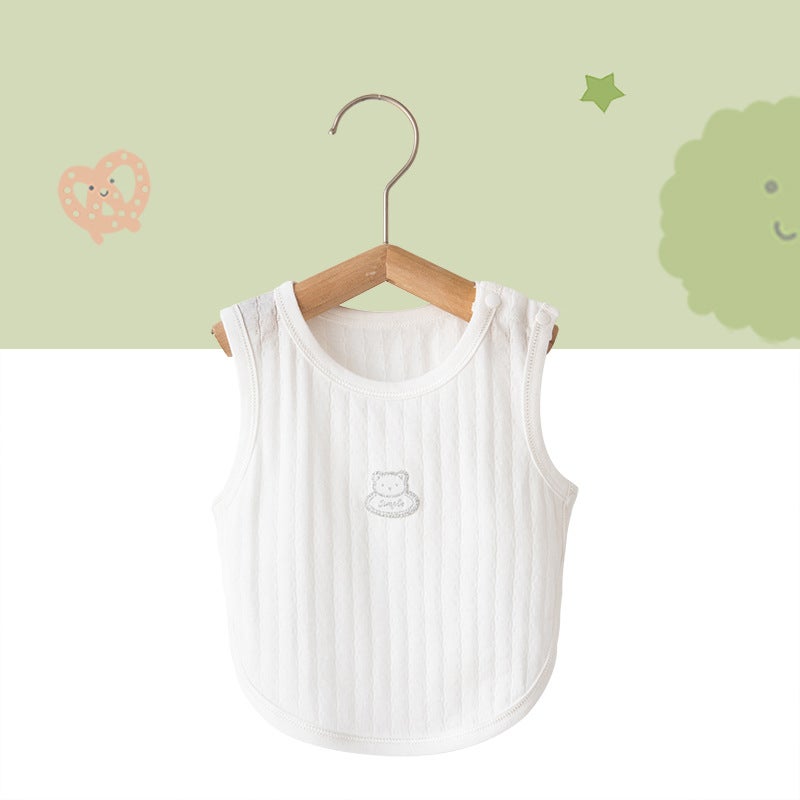 Baby bellyband حماية البطن حديث الولادة قطن نقي طفل بنت نصف ظهر سترة الصيف رقيقة مضادة للبرد السرة حماية البطن الرجال - Image 1