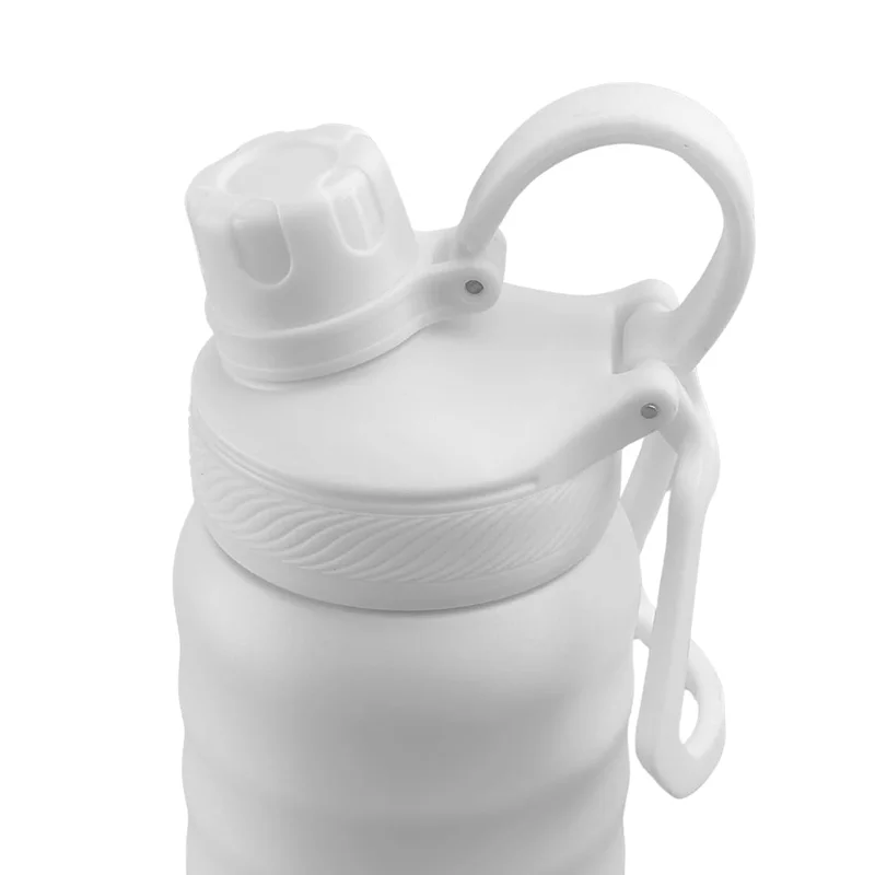 Hans Larsen White Hans Larsen Cento Double-Walled Stainless Steel Vacuum Flask 720ml Hot And Cold Insulated Sports Water Bottle, Leak-Proof Lid with Carry Loop, Durable Travel Flask for Daily Use - White  | Best Price UAE