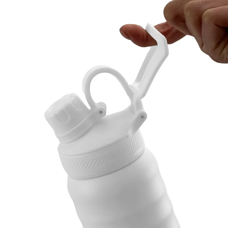 Hans Larsen White Hans Larsen Cento Double-Walled Stainless Steel Vacuum Flask 720ml Hot And Cold Insulated Sports Water Bottle, Leak-Proof Lid with Carry Loop, Durable Travel Flask for Daily Use - White  | Best Price UAE